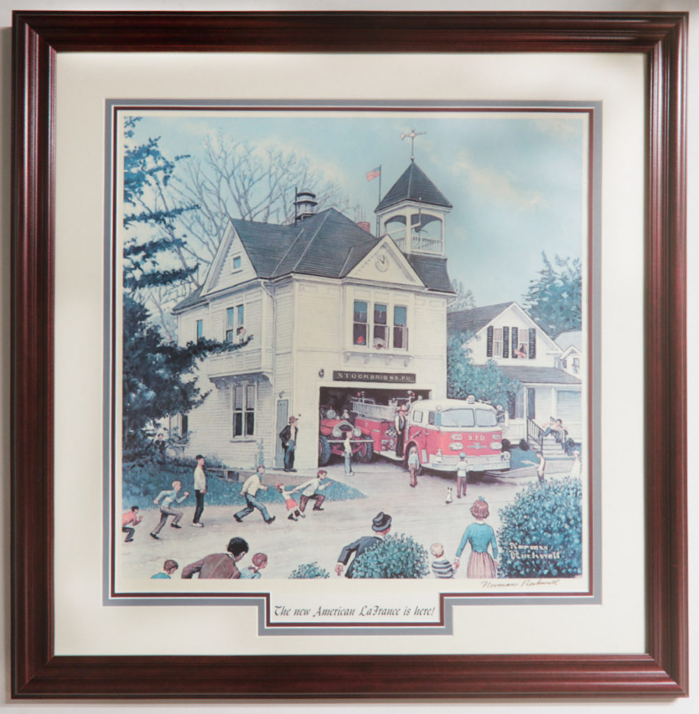 The New American La France is Here (Firehouse) Signed Print